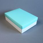 9709-w-gofr Бирюзовая подарочная коробка